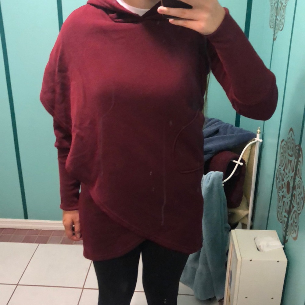 Maroon hoodie